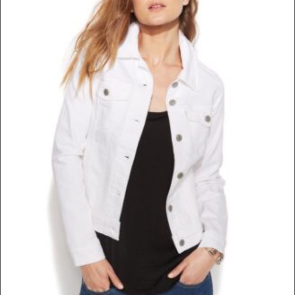 American Rag White Denim Jacket